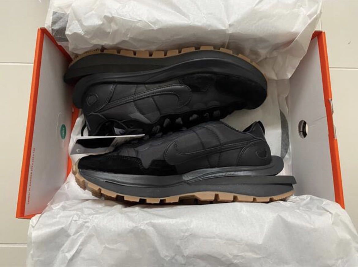 NIKE ナイキ × sacai サカイヴェイパーワッフル Black and Gum