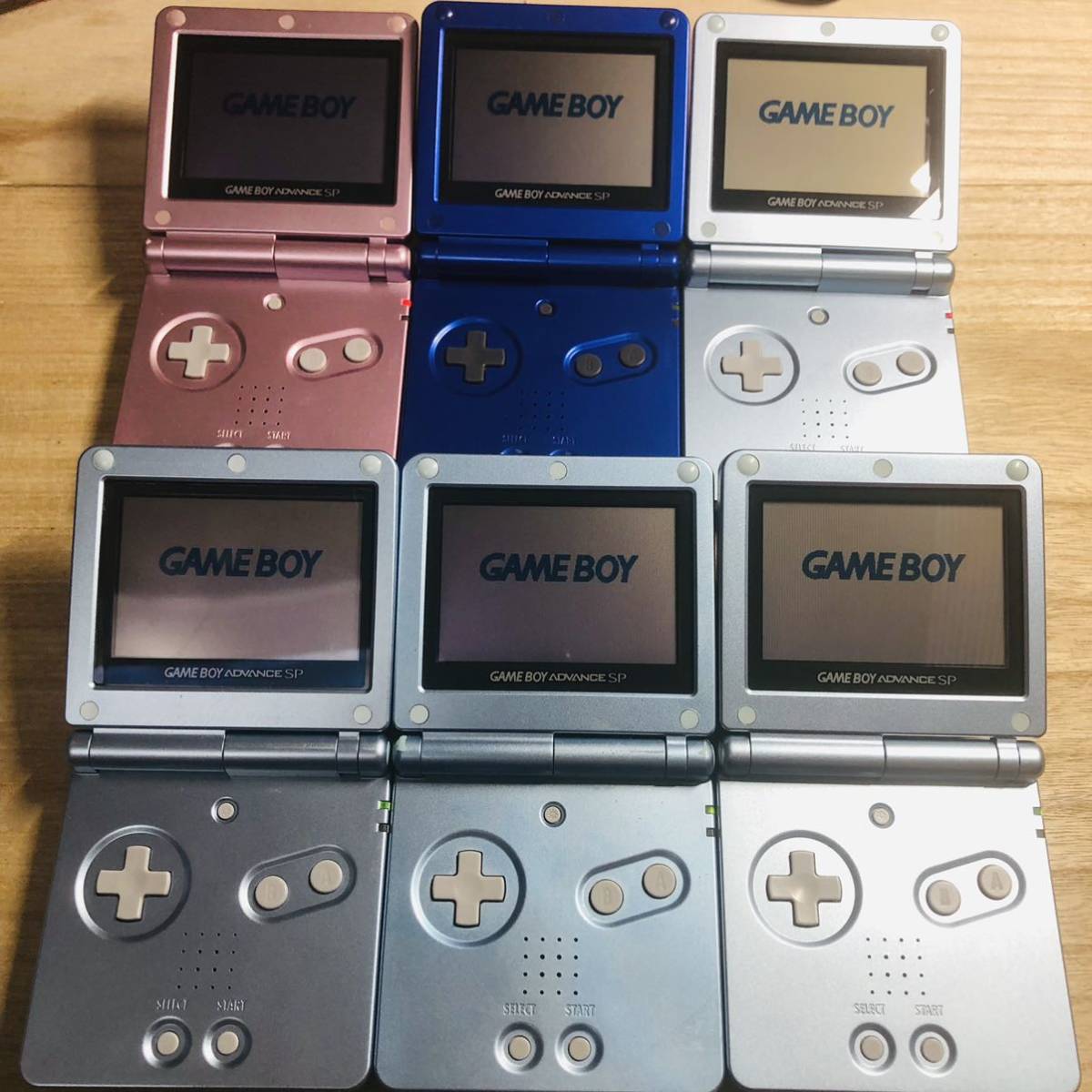 ゲームボーイアドバンスSP 本体 まとめ 6台セット み ニンテンドー 任天堂 Nintendo GAME BOY ADVANCE(本体