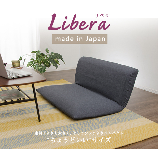  бесплатная доставка сделано в Японии наклонный низкий диван -[libela]A227 Denim style индиго голубой 