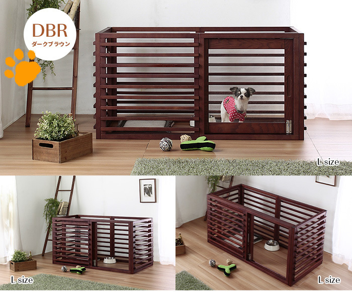 [.. campaign special price .. offer ] pet house L size white pet gauge natural tree Japanese ash louver type one cage plus 