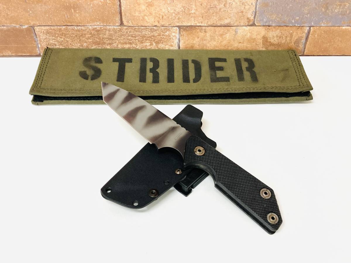 【1円スタート！】STRIDER ストライダーナイフ BOS ATS-34 タクティカルナイフ W2181006