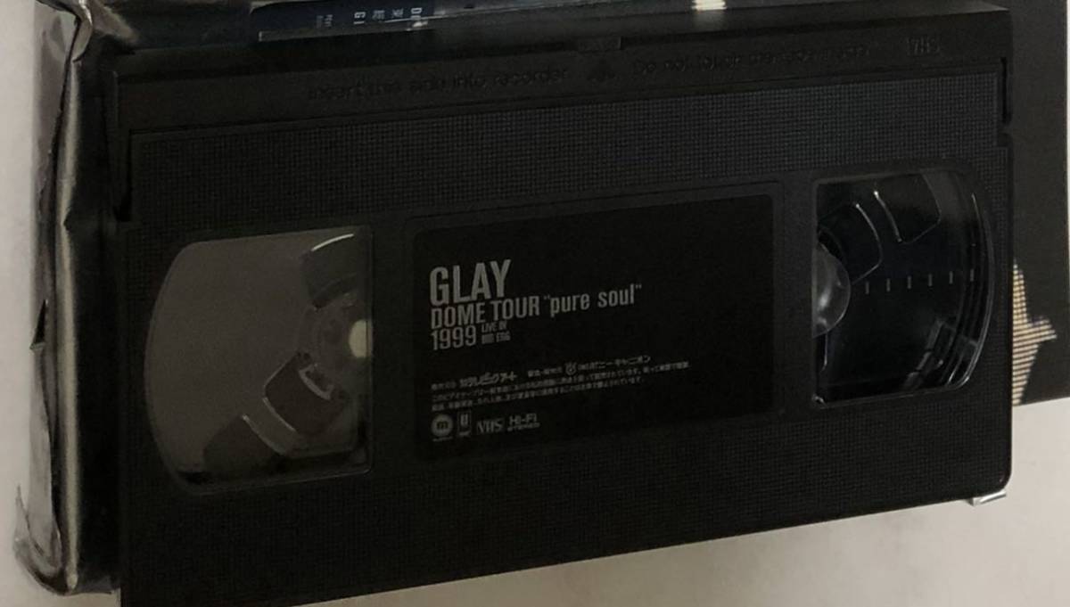 GLAY DOME TOUR pure soul 1999 LIVE IN BIG EGG [VHS]