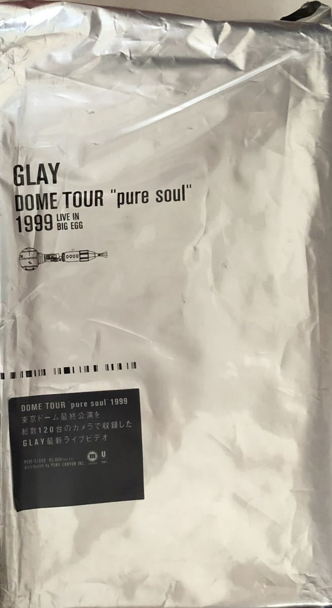 GLAY DOME TOUR pure soul 1999 LIVE IN BIG EGG [VHS]