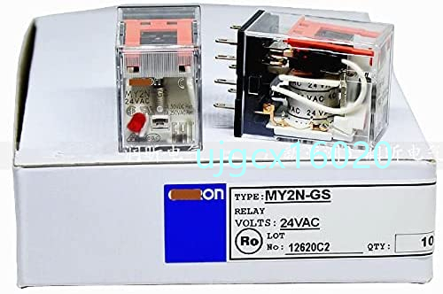 10個入りセット 新品★ OMRON オムロン ミニパワーリレー MY2N-GS ★ 24VDC_画像1