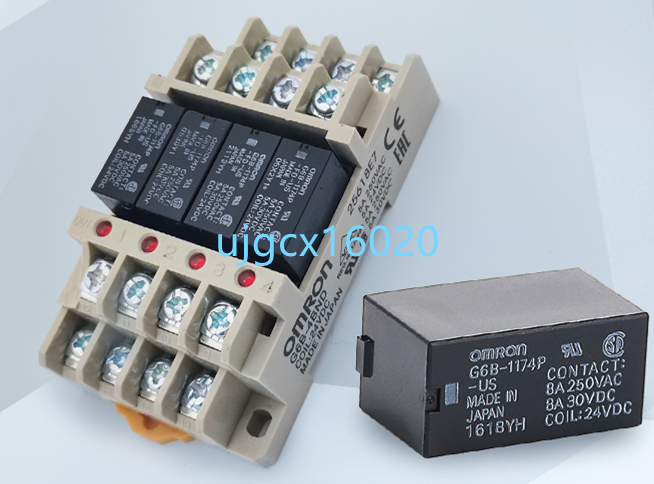 新品☆ 50個セット入り オムロン OMRON製ターミナル リレー G6B-4BND