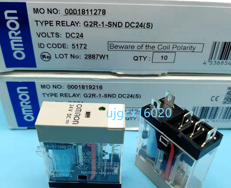 100個入りセット 新品★ OMRON オムロン リレー 24VDC 表面接続ソケット G2R-1-SND(S) DC24V