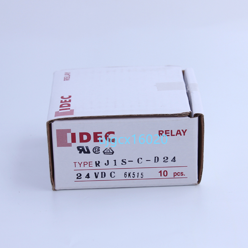 10個入り 新品★ IDEC製 RJシリーズスリムパワーリレー (RJ1S-C-D24) 24VDC ソケットセット 保証付き_画像1