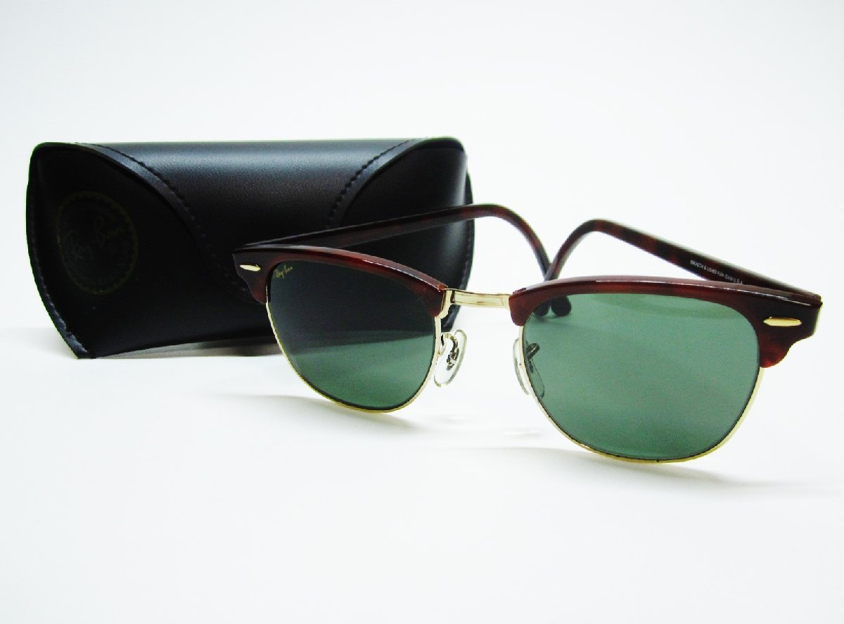 50オフ処分品 極美品 B&L RayBan CLUBMASTER W1116 ボシュロム ...
