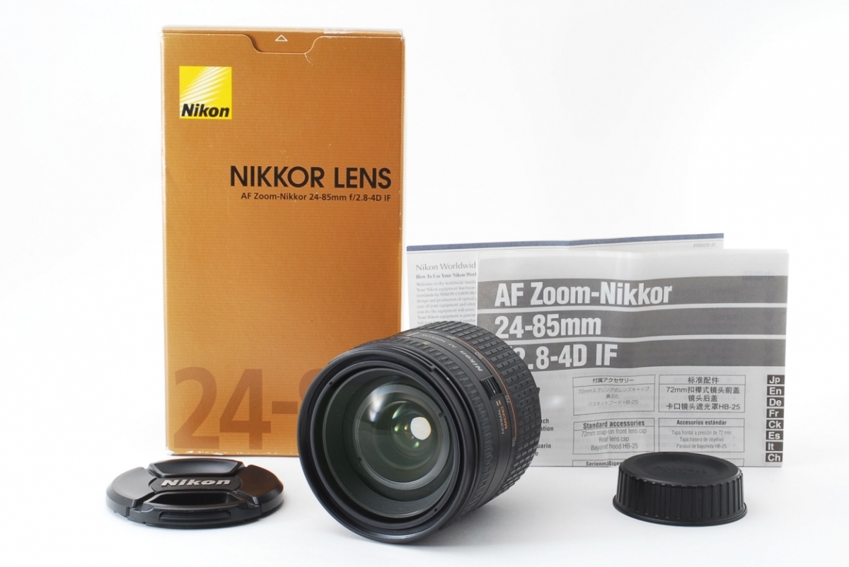 Nikon AF Nikkor 24-85mm F/2.8-4 D ニコン用交換レンズ 元箱付き www