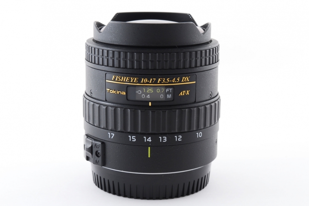 Tokina AT-X 10-17mm F/3.5-4.5 DX Fisheye EFマウント用 交換レンズ