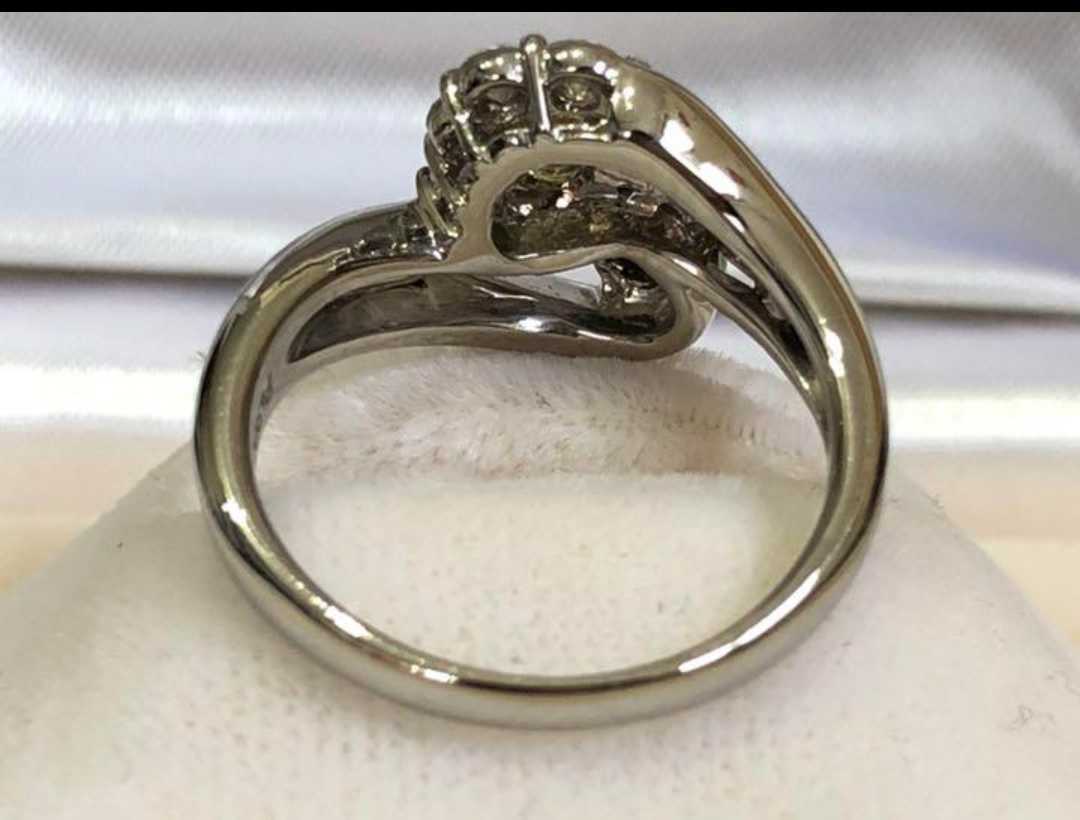 即決 豪華 Pt900 イエローダイヤモンド ダイヤモンド 1.00ct 豪華