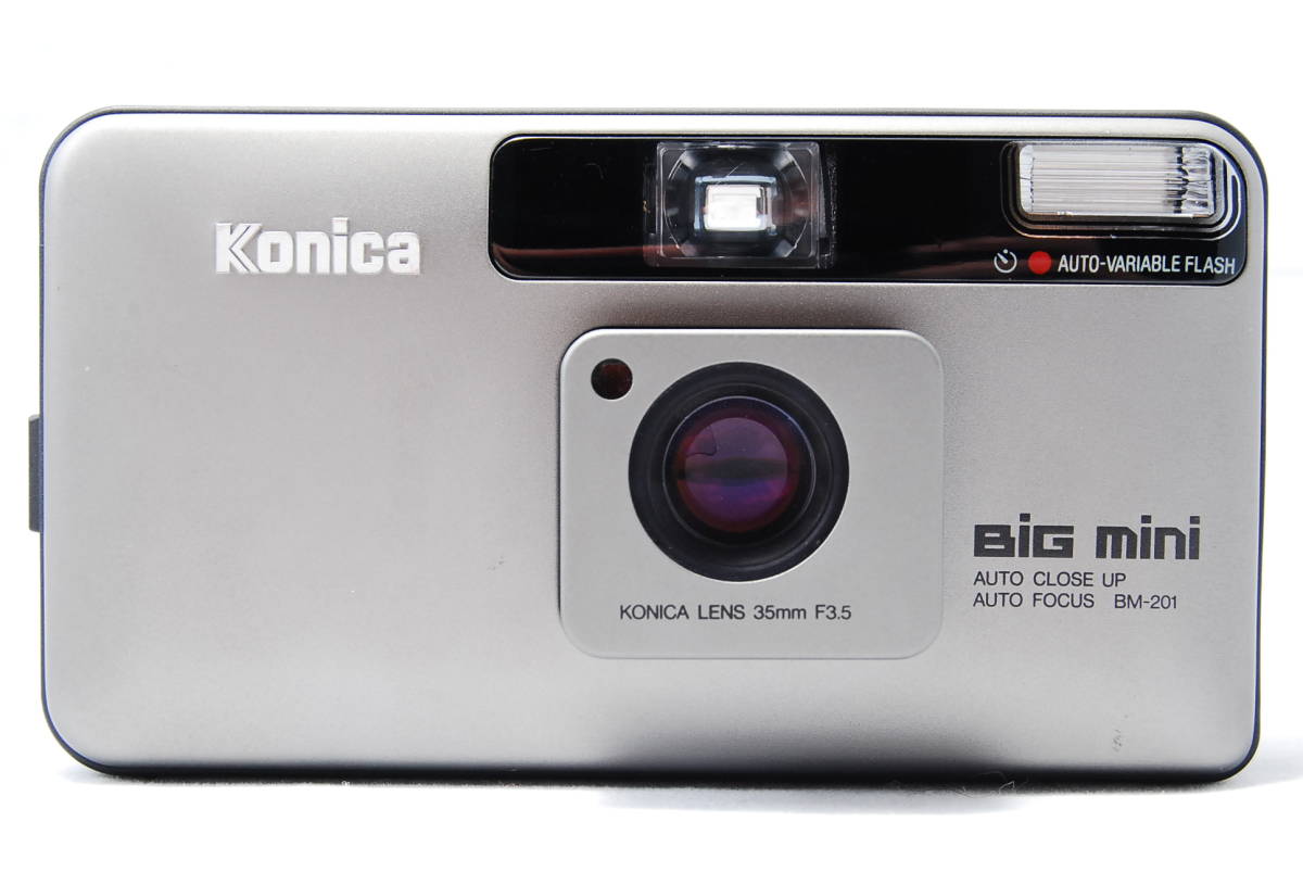 通電確認 Konica BIG mini BM-201 コニカ 35mm ☆お求めやすく価格改定