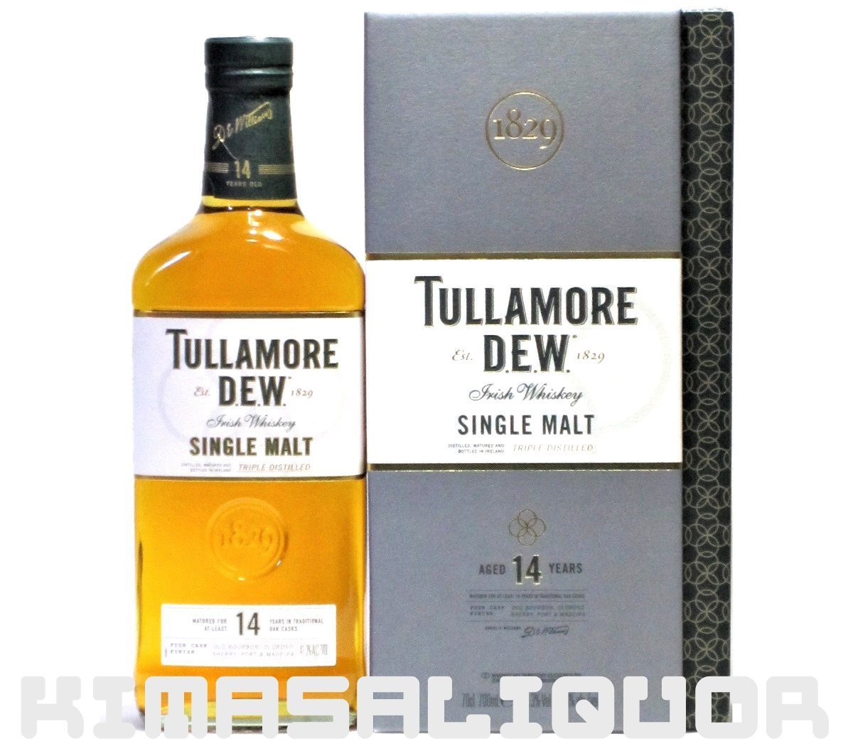 タラモアデュー シングルモルト 14年 箱付き 41.3度 700ml