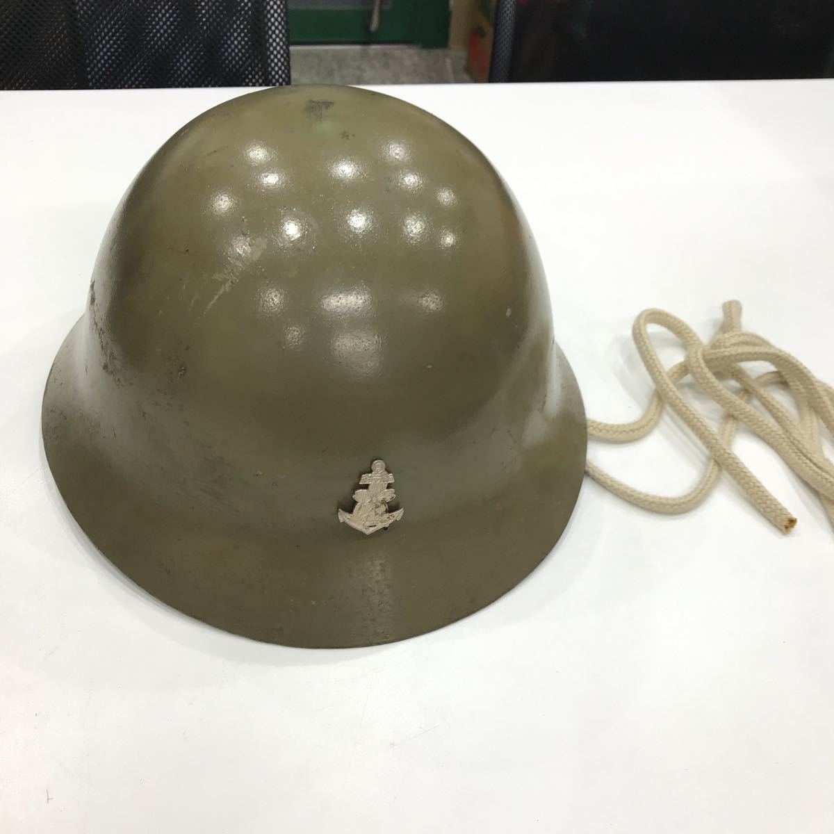 [ antique ] Japan navy helmet iron helmet 