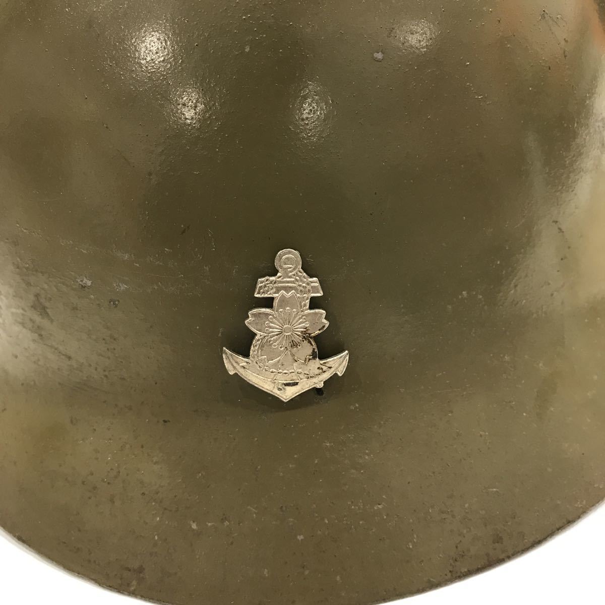 [ antique ] Japan navy helmet iron helmet 