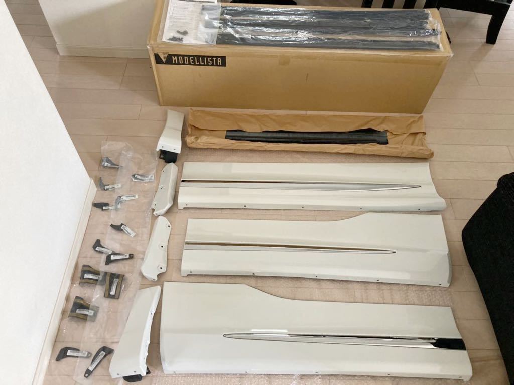 新品 美品 未使用 アルファード ヴェルファイア 30 サイド スカート
