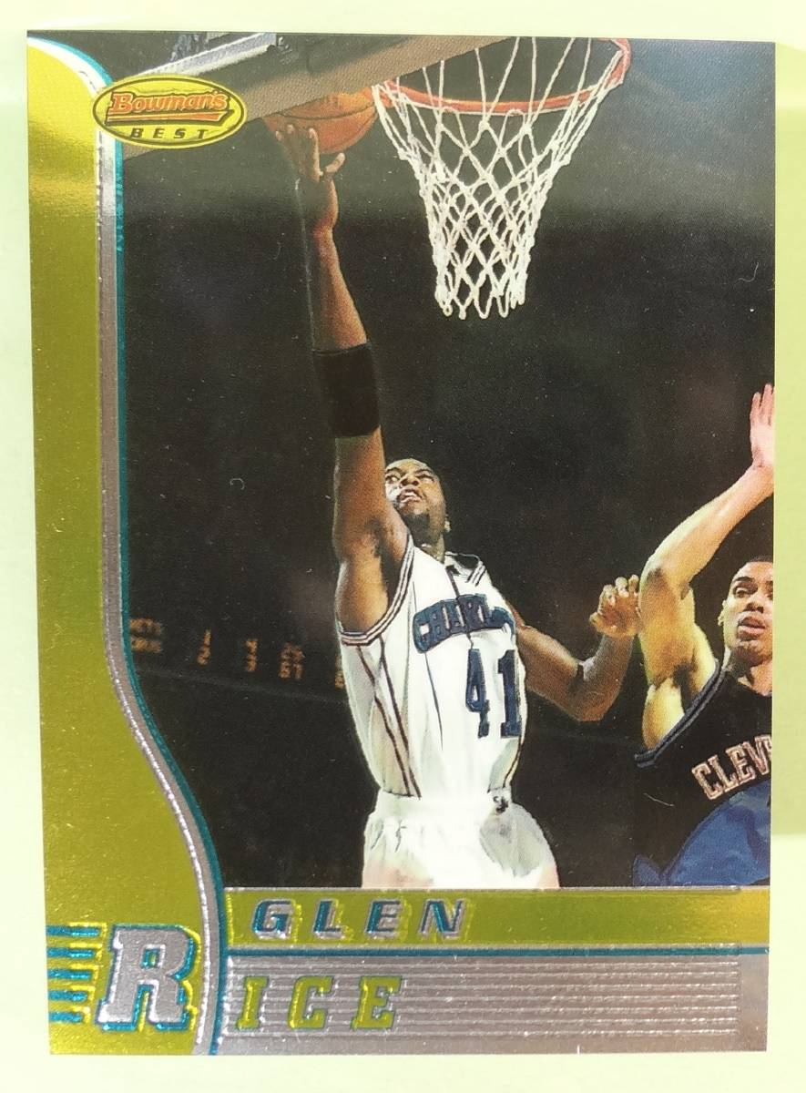 NBA グレン・ライス　1997 Bowman's Best Glen Rice_画像3