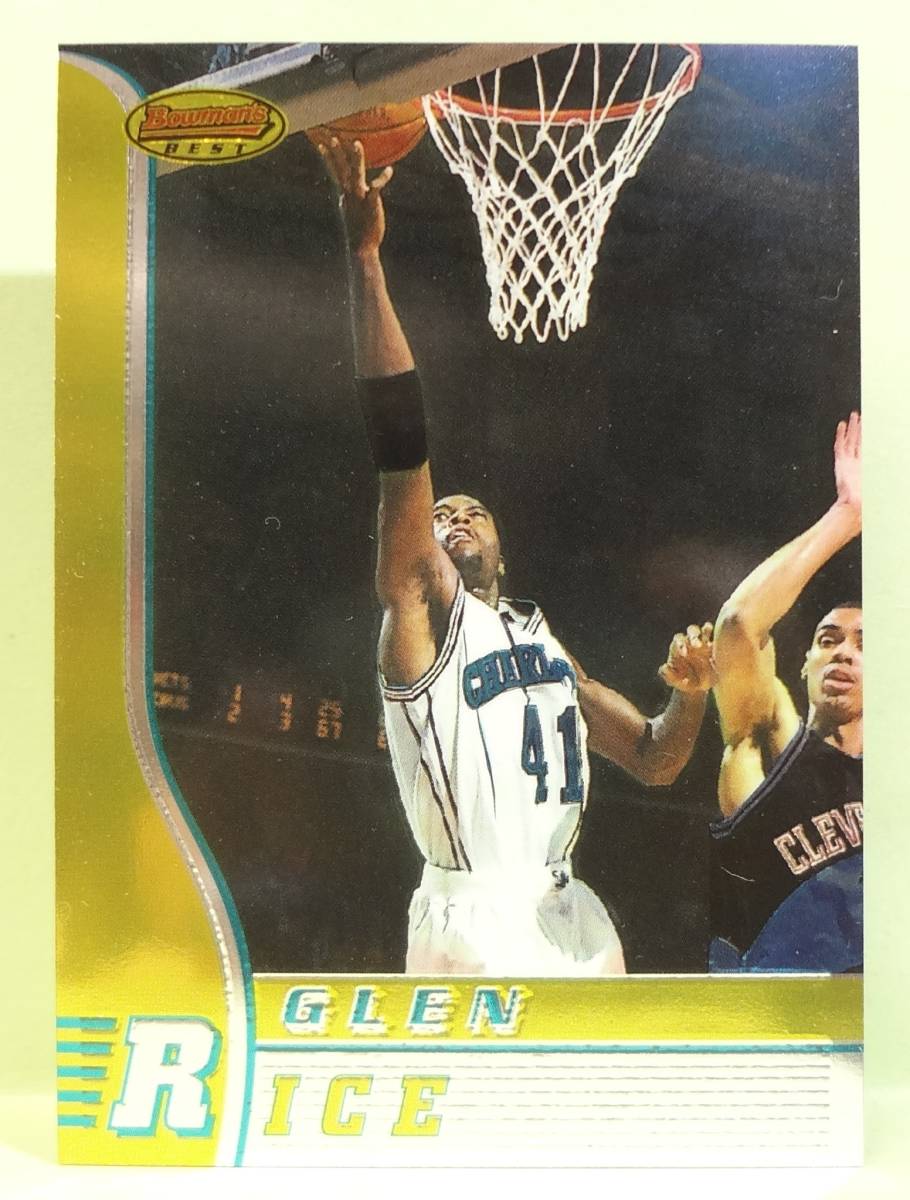 NBA グレン・ライス　1997 Bowman's Best Glen Rice_画像2