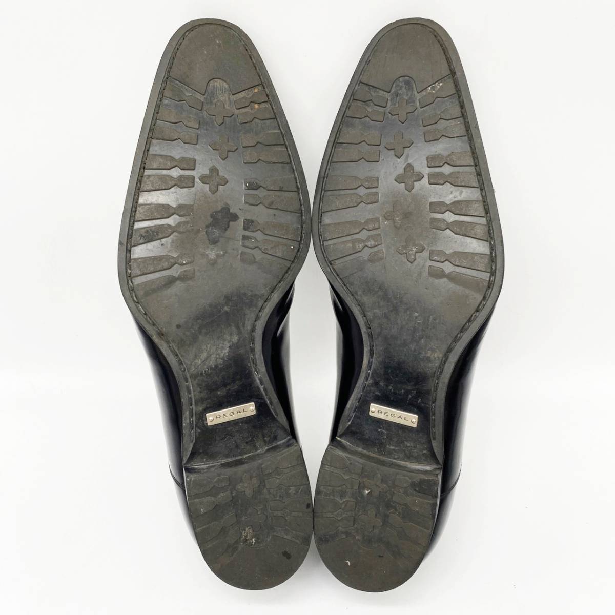 REGAL リーガル ストレートチップ 011R 26.5㎝ 黒 メンズ 革靴 ビジネスシューズ SR74