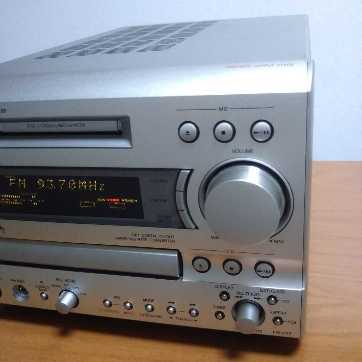 CDピック新 ONKYO FR-V77 CD/MD コンポ リモコン付き|Yahoo CDピック新 ONKYO FR-V77 CD/MD コンポ リモコン付き|Yahoo