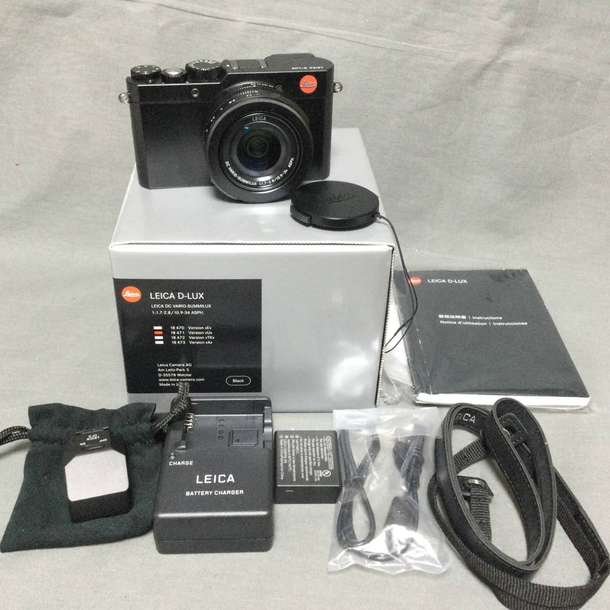 正規 Leica D-LUX typ 109 ブラック ライカ【美品】付属品多数