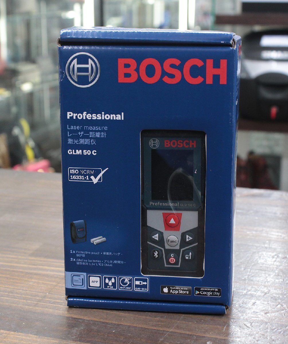 新品未開封品 BOSCH/ボッシュ レーザー距離計 GLM50C スマキョリ