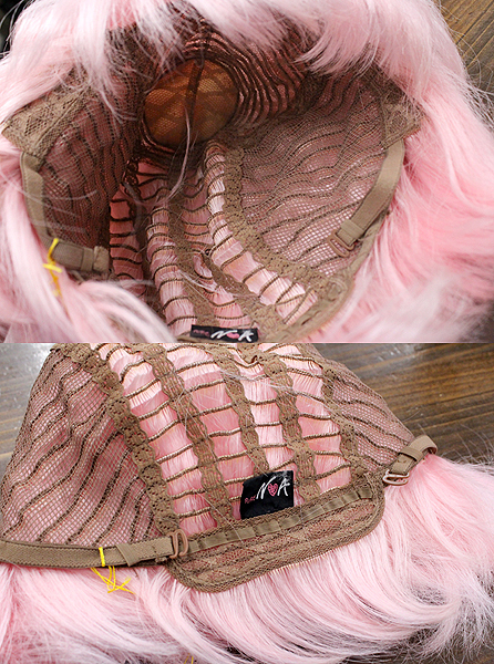 PURE NOA COLOR-09 KAF1 ウィッグ かつら アクリル ピンク ショートヘア 仮装 ハロウィン コスプレ_画像6