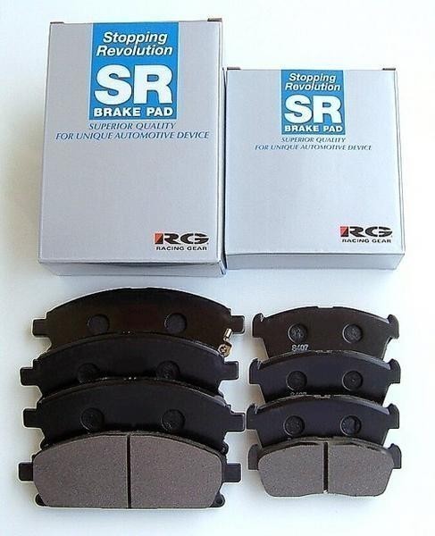  Skyline HR31 ( turbo ) SR brake pad front and back set well effect .. dust . little safe made in Japan pad grease attached 