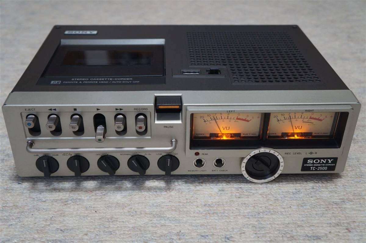 Sony ソニー カセットデッキ TC-2500 整備品