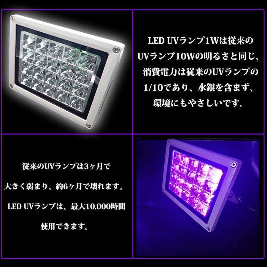 1 иен перевод есть 3D принтер UV resin для лечение свет LED UV полимер лечение свет 405nm UV полимер максимальный 10,000 час 3D принтер предназначенный 20W 2