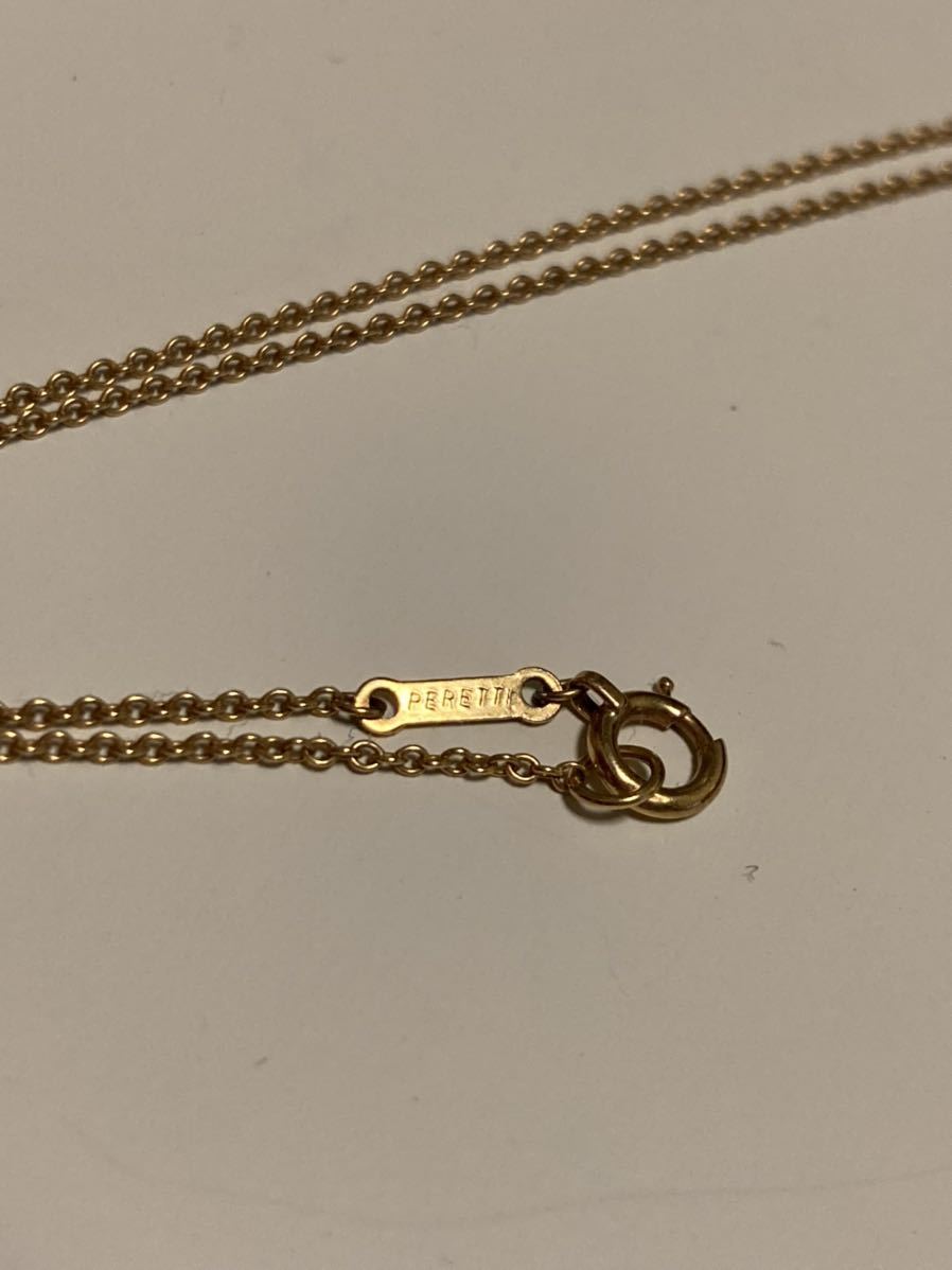 18金 ティファニー TIFFANY &Co. アップル 18K YG ネックレス ペンダント イエローゴールド リンゴ りんご_画像4