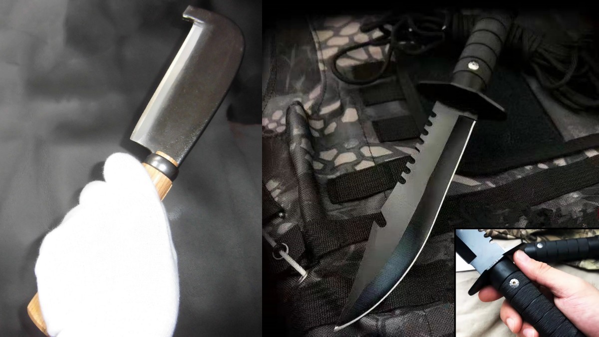 【2点】日本製 海老鉈 石付安全鉈 薪割り鉈 カバー付き ブッシュクラフト＆ アウトドア用 高品質 シースナイフ サバイバルナイフ