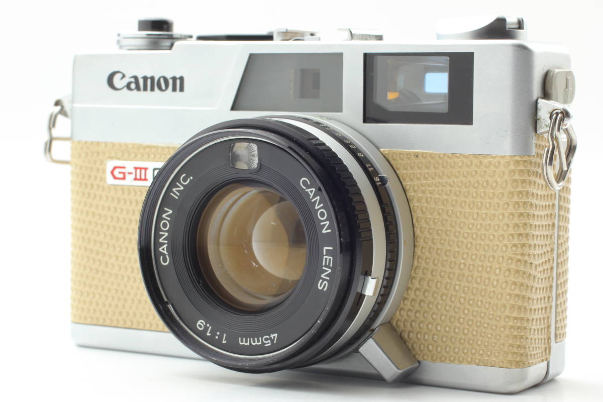 最新入荷】 Rangefinder GIII QL19 Canonet 【美品】Canon Film 525@W3