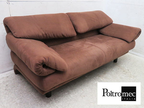 □P432□美品□ポルトロメック/Poltromec□ジェミニ□2人掛けソファ/2P