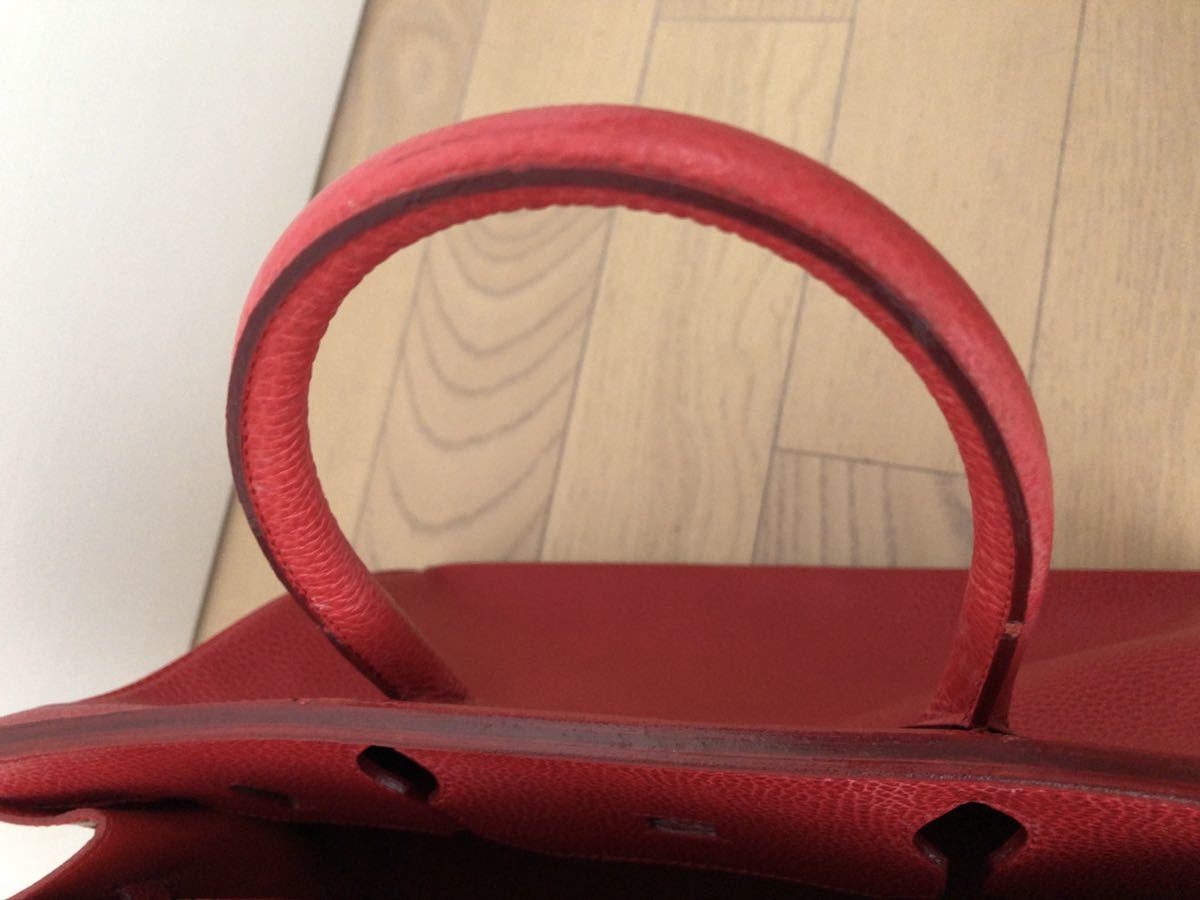 HENRY HIGH CLASS ヘンリーハイクラス ハンドバッグ 人気の型 レッド系