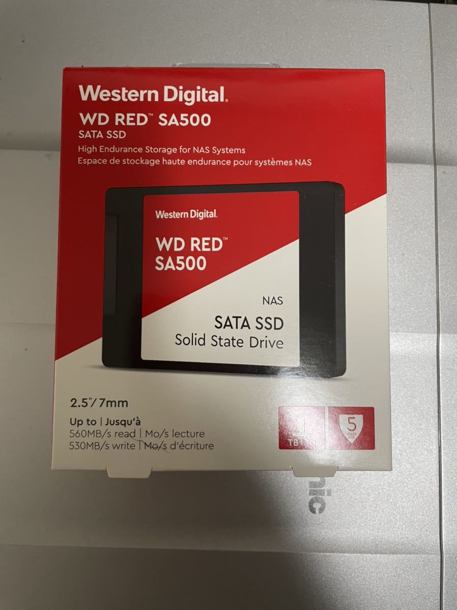 ウエスタンデジタル 内蔵SSD 1TB WD Red SA500 NAS向け 高耐久 2.5