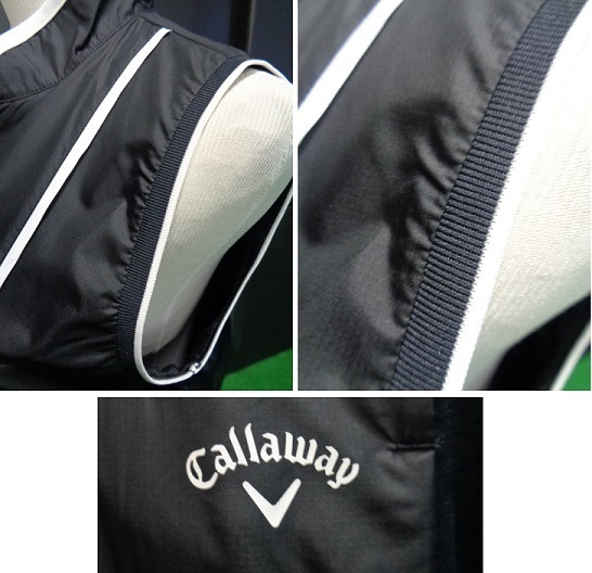 キャロウェイ 【 Callaway 】 レディース フルジップ ベスト 241-1116800 S ブラック 【2129】_画像7