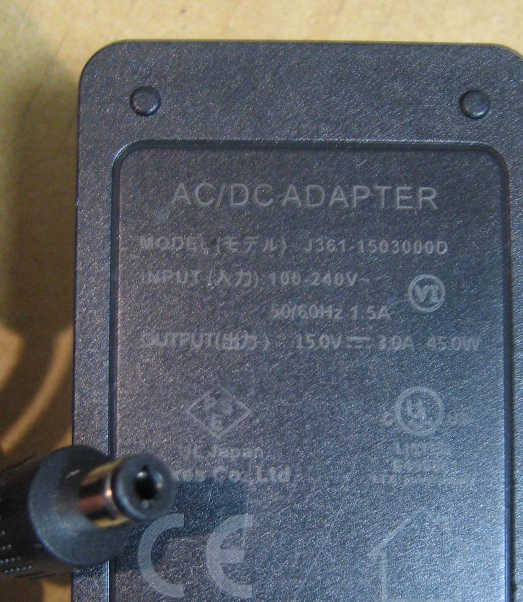 Axes AC адаптер J361-1503000D (15V 3A) 5.5mm×2.1mm