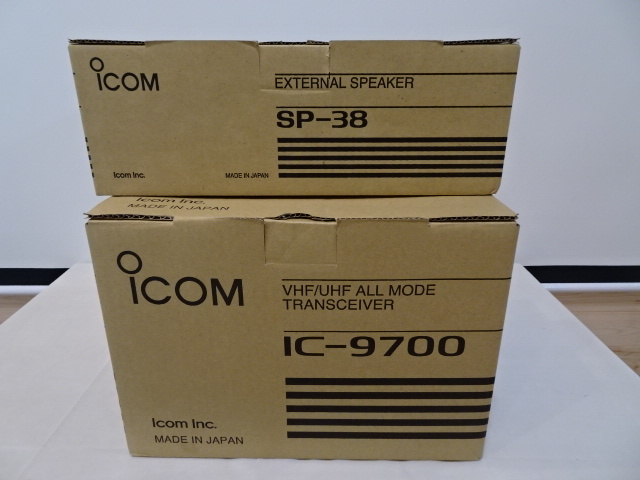 最新作 ICOM　IC-9700　144/430/1200Mhz　50ｗ/10ｗ機　＋SP-38　スピーカーセット 固定