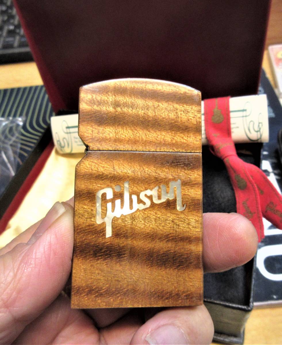 超爆安 ⭐️ ZIPPO ギブソン ブラックオニキス メープル ウッドモデル