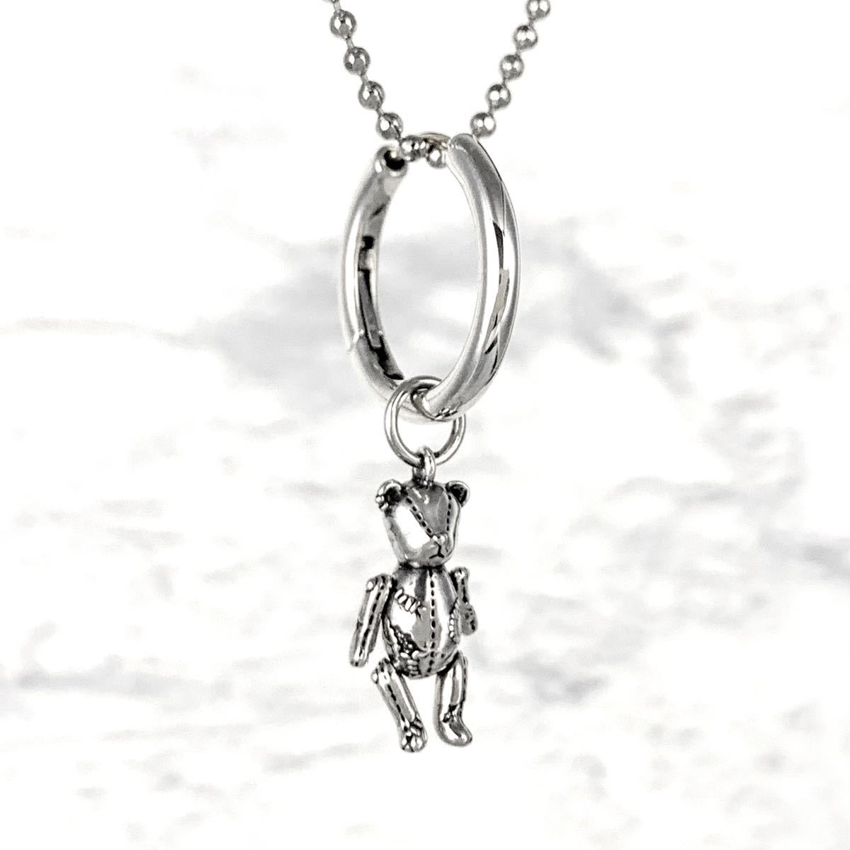 美品 ジャスティンデイビス SEJ865 SICK BOY/HOOP ピアス ベアー クマ