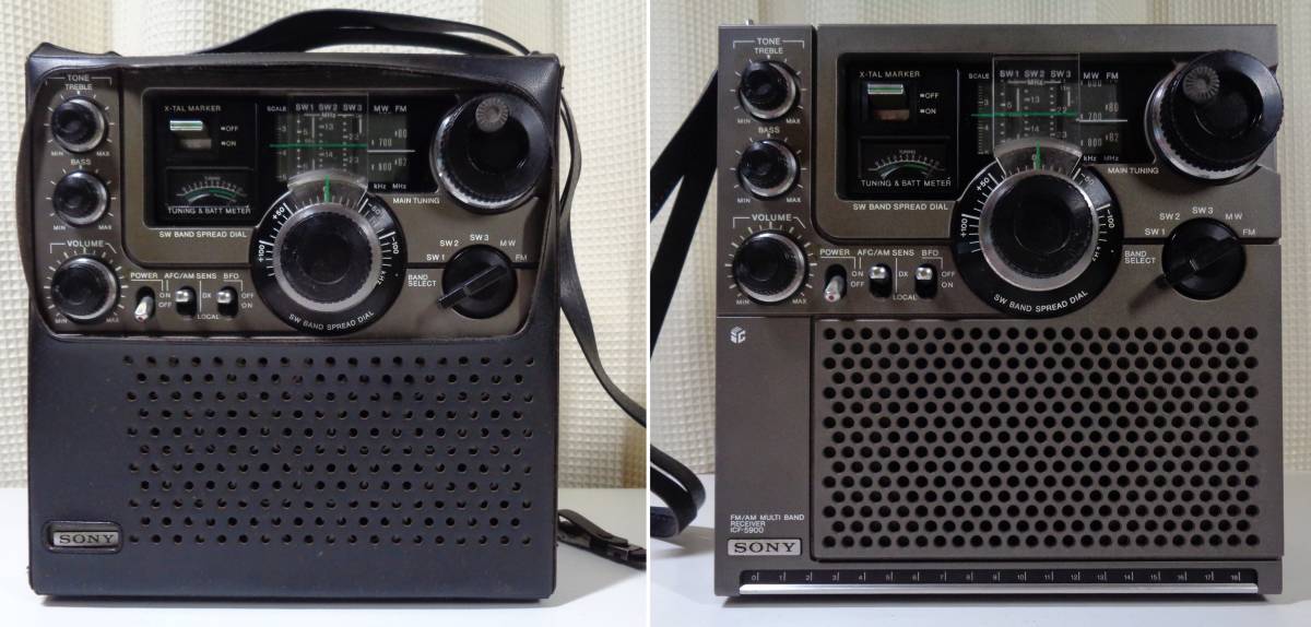 SONY 5バンド ラジオ ICF-5900 スカイセンサー テスト済 【サイズ交換ＯＫ】