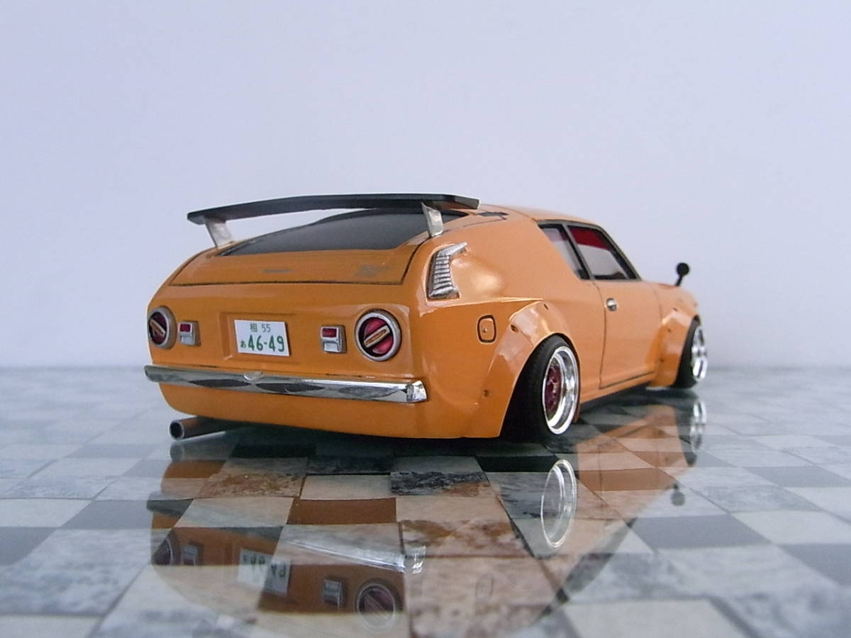 1/24 完成品 E10 日産 チェリー 2ドアクーペ X-1R 旧車 族 1/24 完成品 E10 日産 チェリー 2ドアクーペ X-1R 旧車 族