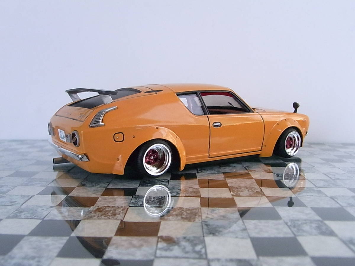 1/24 完成品 E10 日産 チェリー 2ドアクーペ X-1R 旧車 族 1/24 完成品 E10 日産 チェリー 2ドアクーペ X-1R 旧車 族