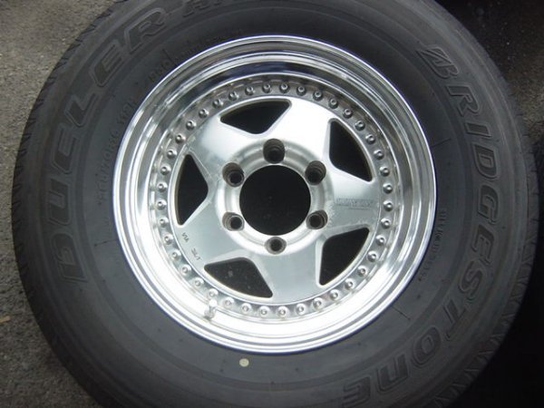 人気ショップ H431 265 70R16 RAGUNA ZZYZX アルミホイール 4本 DUELER
