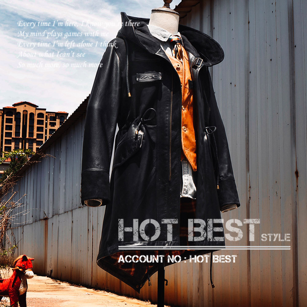 Aquascutum 羊革 レザージャケット 40-