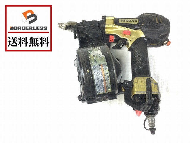 ☆品☆HITACHI 日立工機 高圧 50mm ロール釘打ち機 NV50HR エア釘