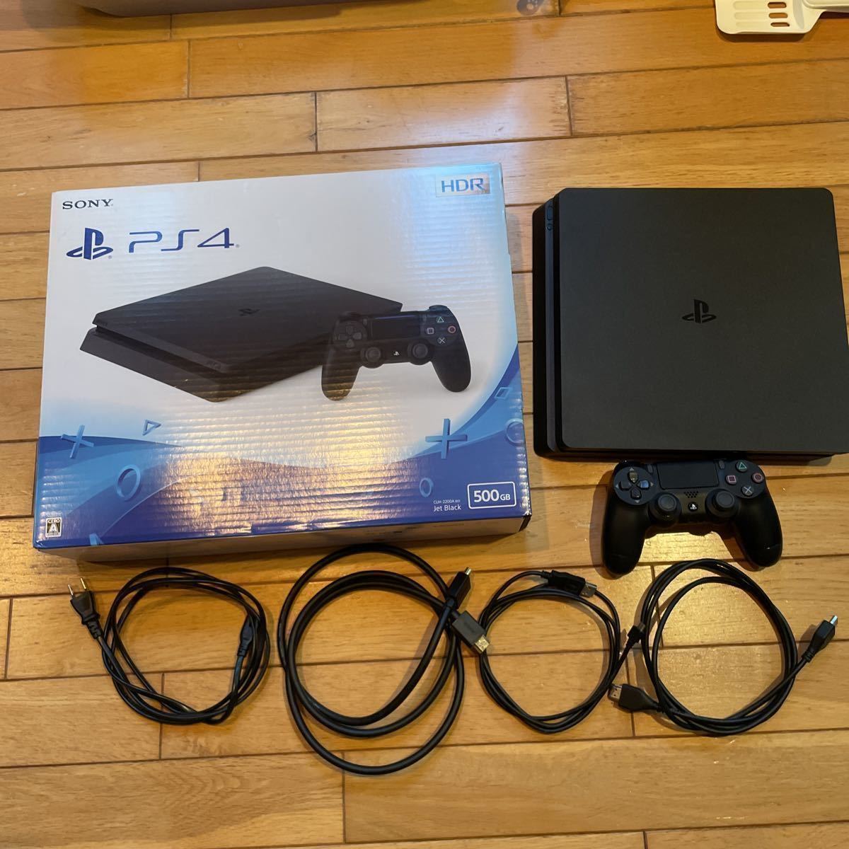 PlayStation4 CUH-2200AB01ジェット・ブラック SONY PS4本体 ハイ