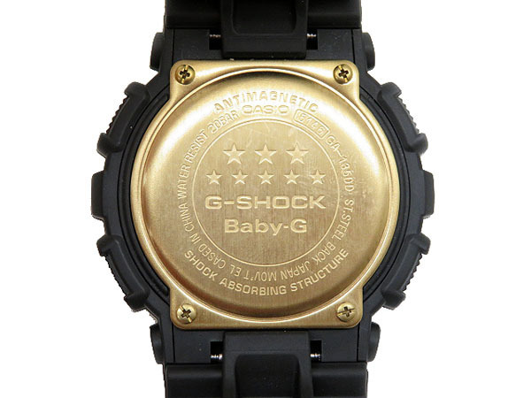 ○美品 CASIO カシオ G-SHOCK メンズ 腕時計 GA-135DD-1AW 35周年記念限定モデル ダイヤモンド インデックス アウトレット 