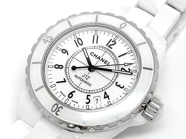 CHANEL/シャネル J12 H0970 38mm ホワイトセラミック 白セラ 自動巻き オートマチック メンズ 腕時計 オーバーホール済み_画像2